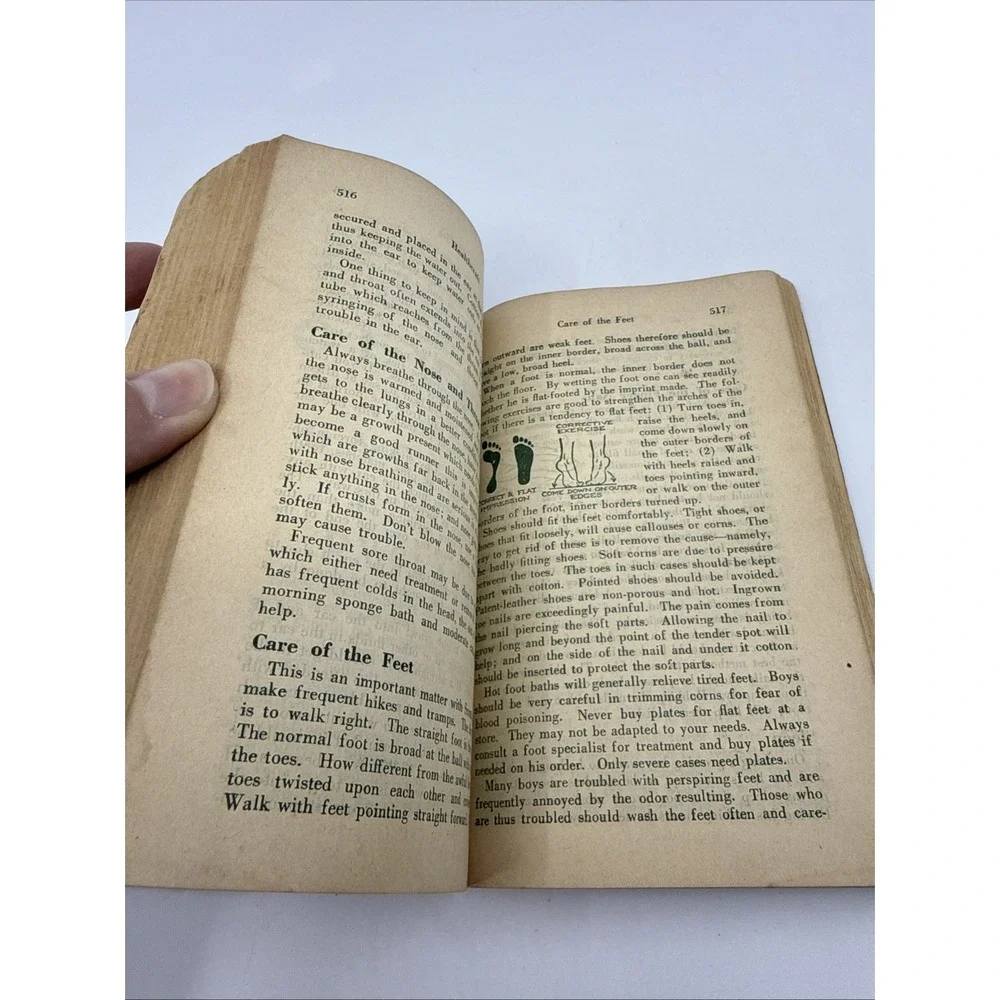 BSA Boy Scouts of America Handbook for Boys 1930s Distressed